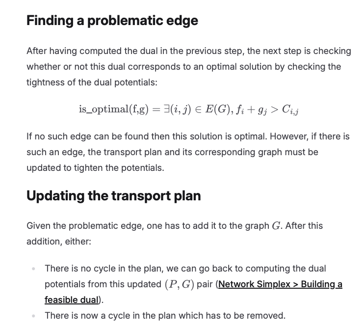 A note about the Network Simplex algorithm rendered using Bedrock.
